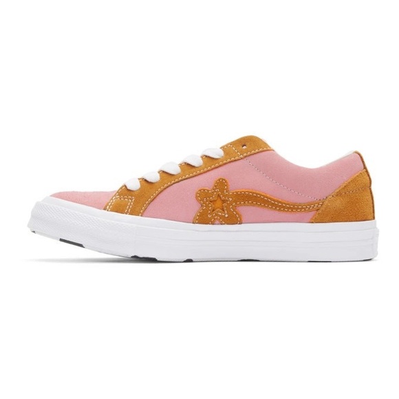 Golf Le Fleur x Converse One Star Ox Pink Orange Suede Sneakers  7 Women / 5 Men - Picture 16 of 16